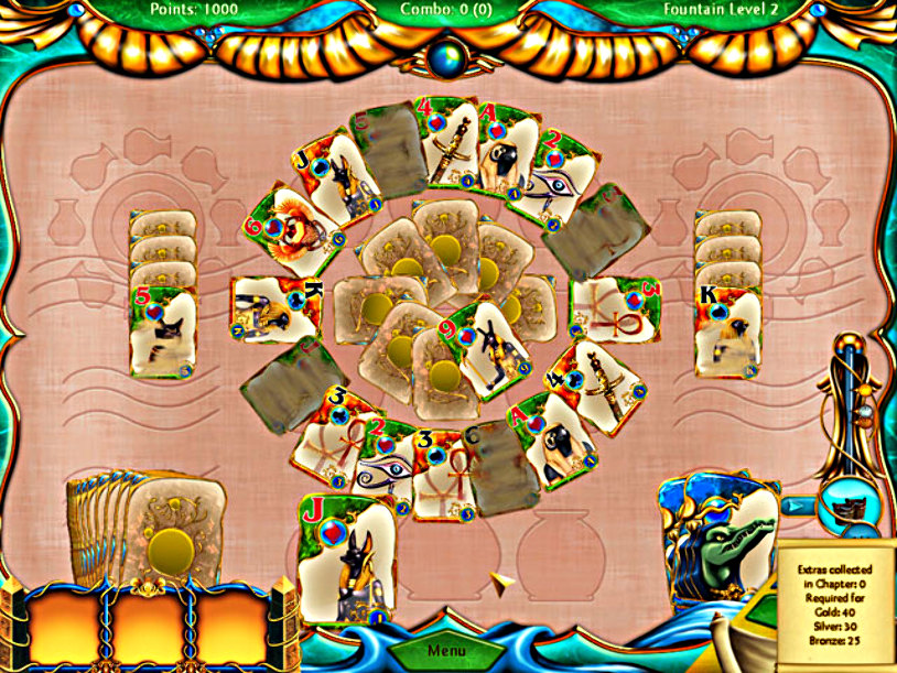 Solitaire Egypt screenshot 1
