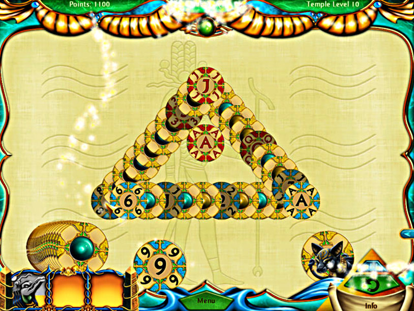 Solitaire Egypt screenshot 2