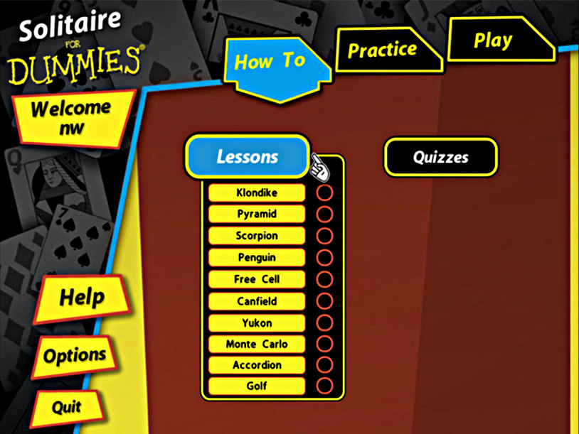 Solitaire for Dummies screenshot 1