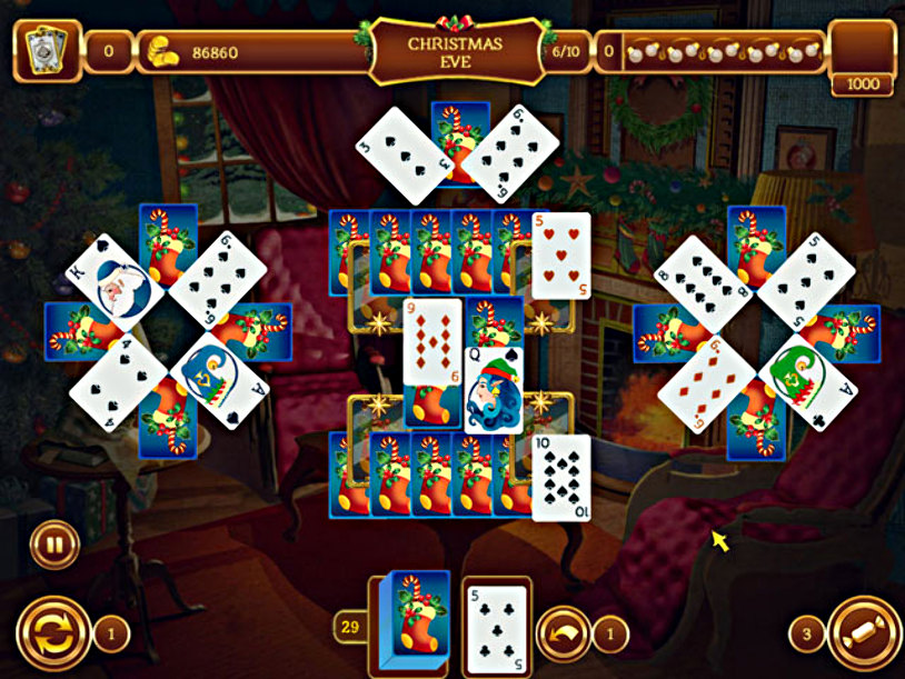 Solitaire Game Christmas screenshot 3