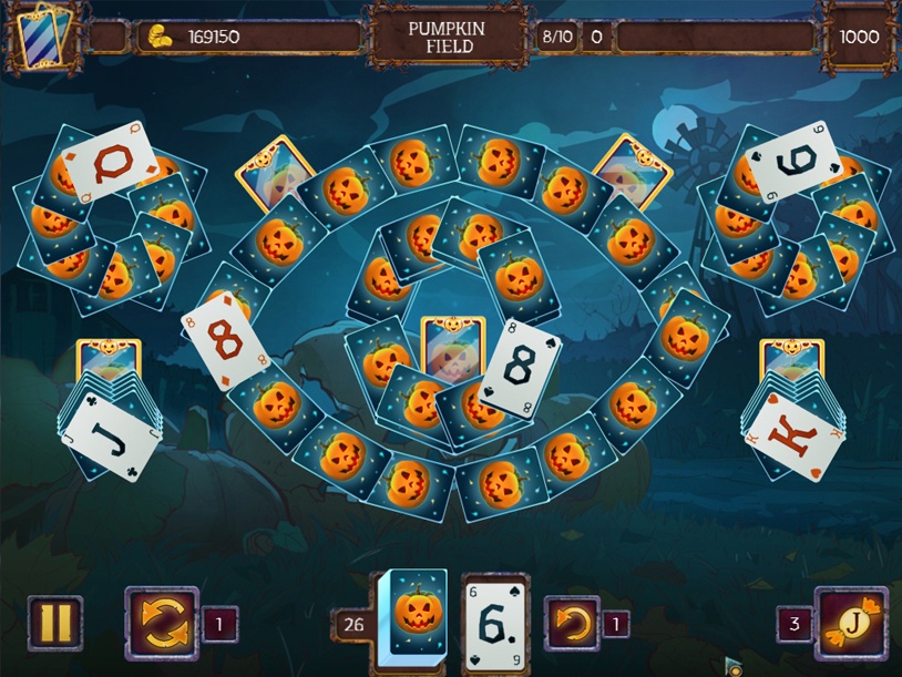 Solitaire Game Halloween 2 screenshot 1