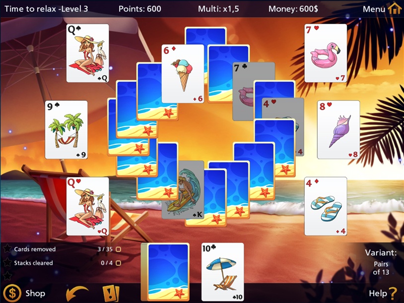Solitaire Holiday Season screenshot 1