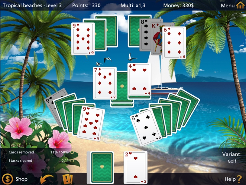Solitaire Holiday Season screenshot 2