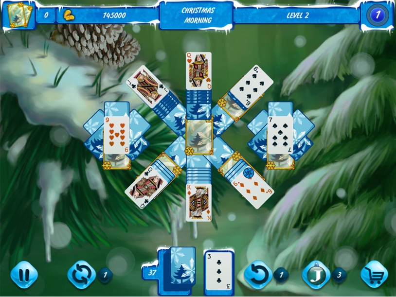Solitaire Jack Frost Winter Adventures screenshot 1