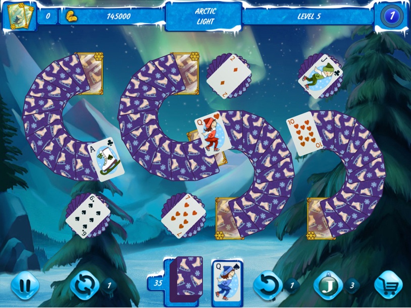 Solitaire Jack Frost Winter Adventures screenshot 3