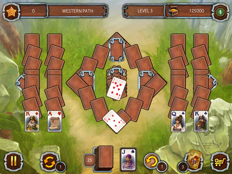 Solitaire Legend of the Pirates 2 screenshot 3