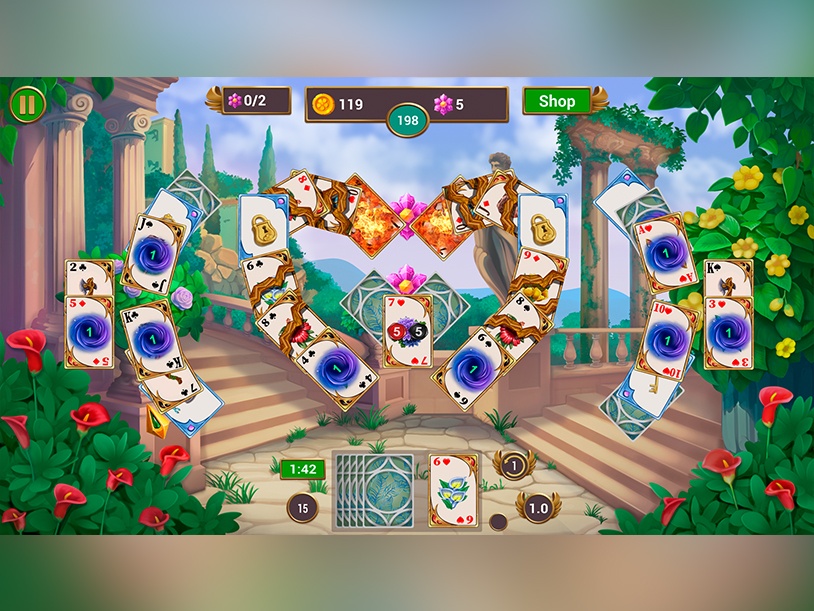 Solitaire Quest - Garden Story screenshot 1