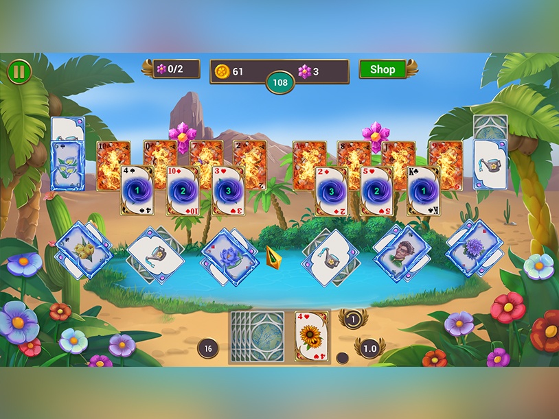 Solitaire Quest - Garden Story screenshot 2