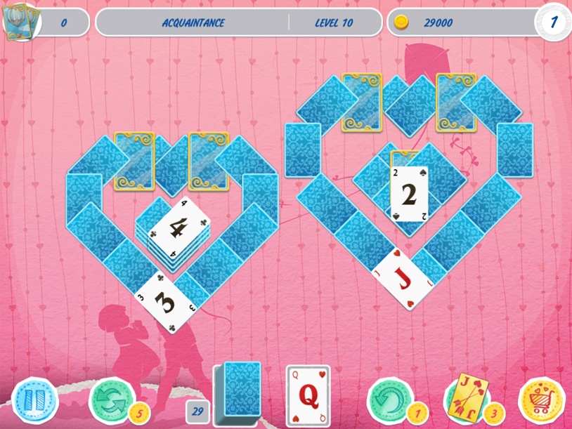 Solitaire Valentine's Day 2 screenshot 1