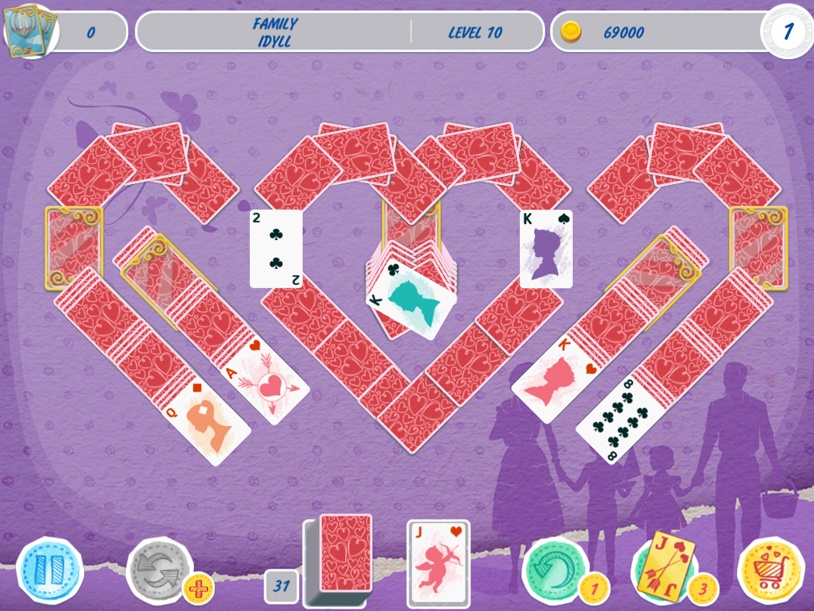 Solitaire Valentine's Day 2 screenshot 3