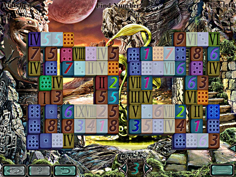 Space Mahjong screenshot 2