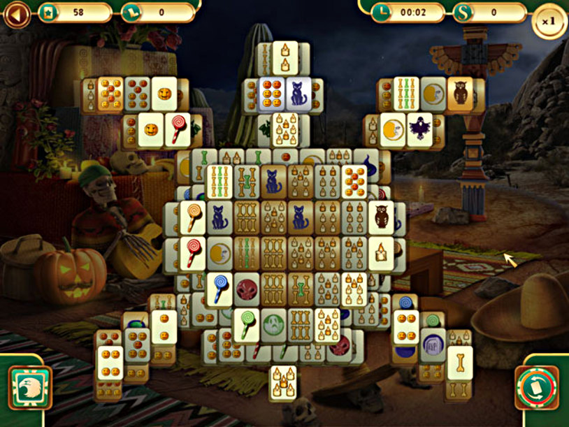 Spooky Mahjong screenshot 1