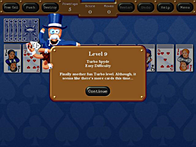 Spyde Solitaire screenshot 2
