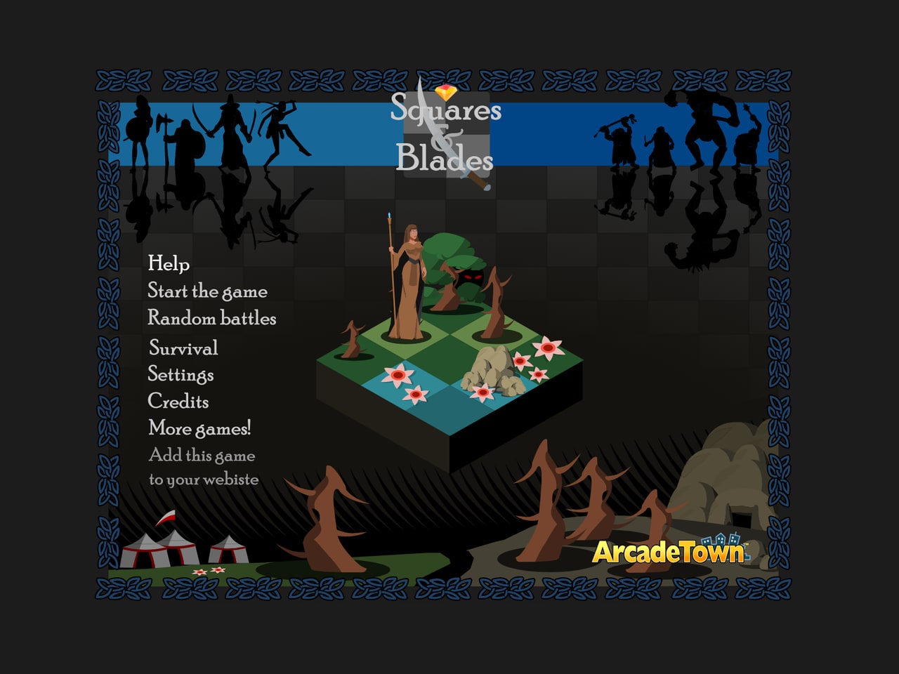 Squares & Blades screenshot 1