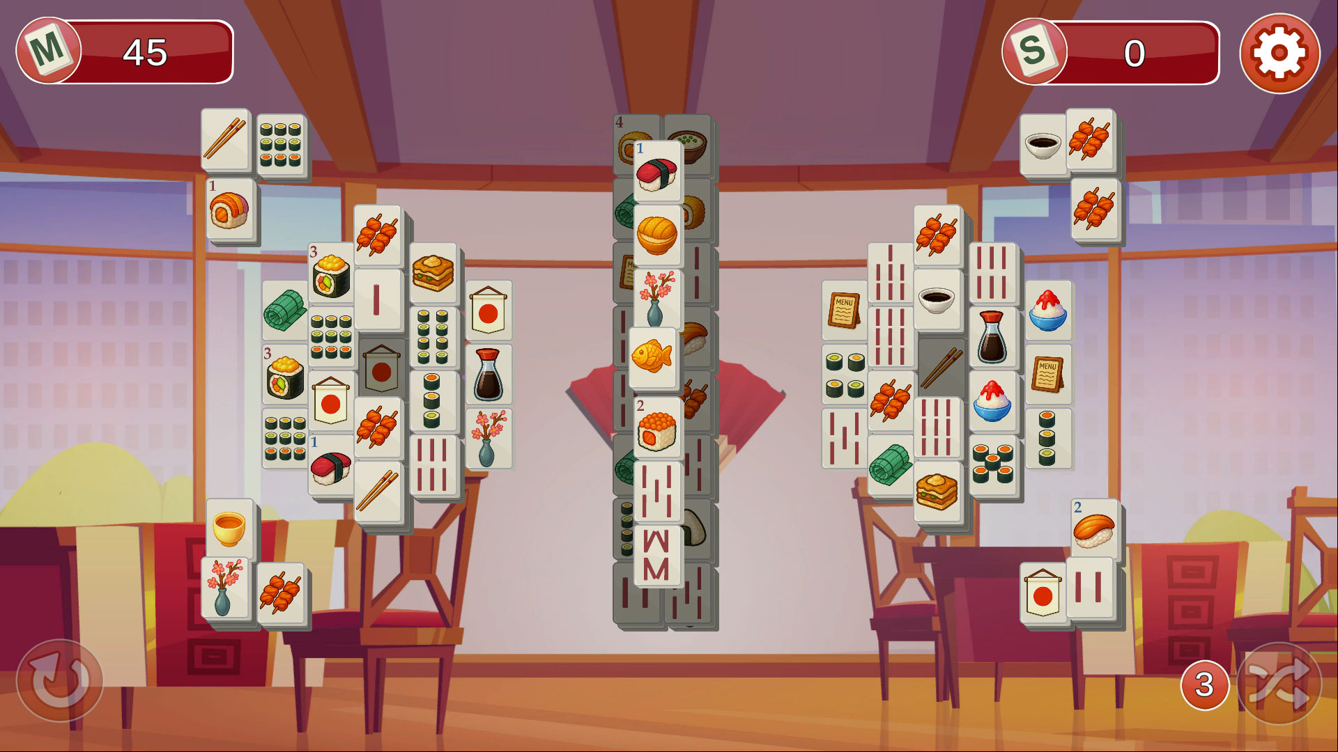 Sushi Mahjong screenshot 1