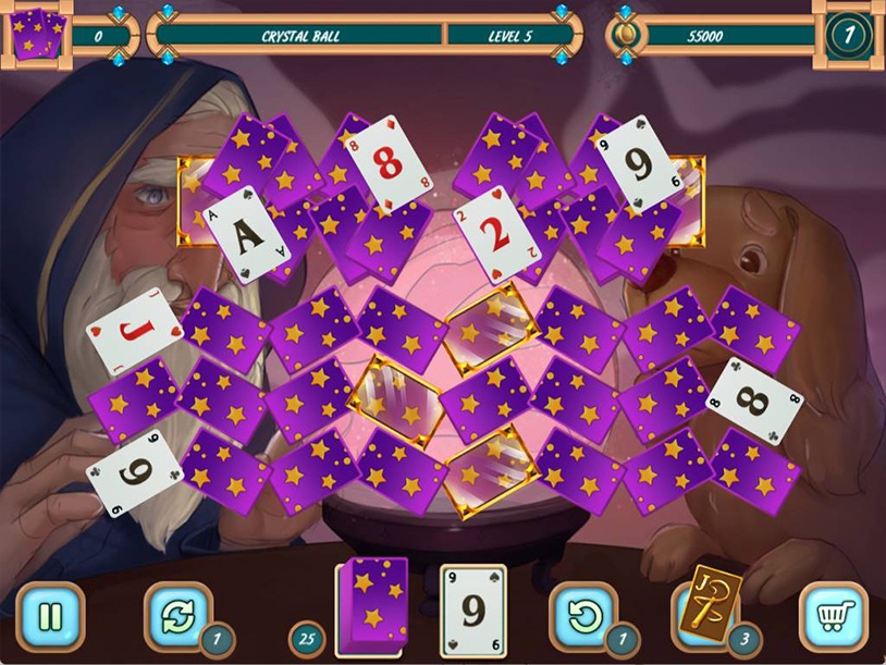 Sweet Solitaire School Witch 2 screenshot 1
