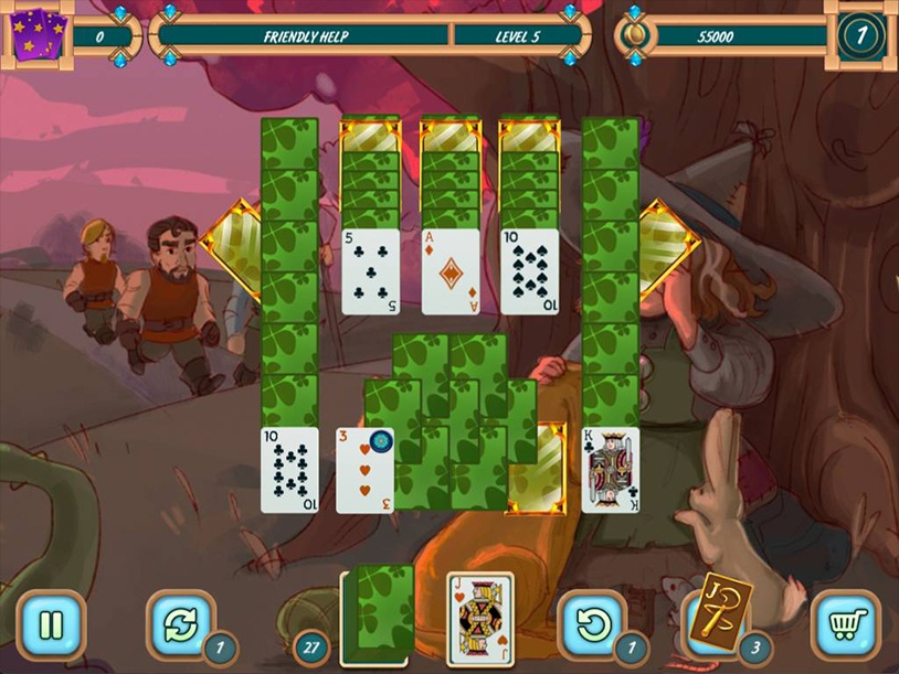 Sweet Solitaire School Witch 2 screenshot 3