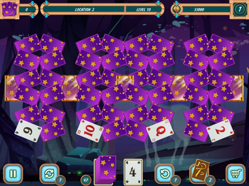 Sweet Solitaire School Witch 3 screenshot 2