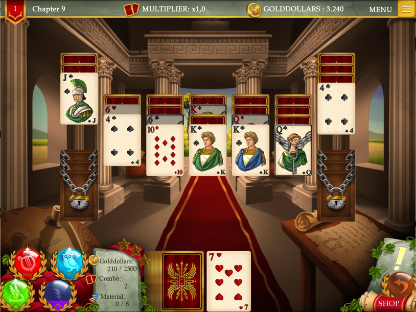 Tales of Rome Solitaire screenshot 2