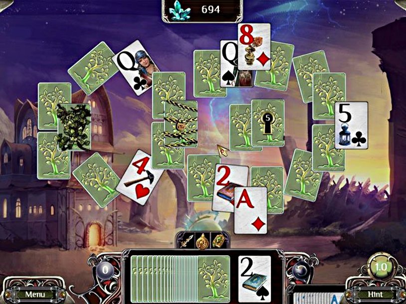 The Far Kingdoms: Sacred Grove Solitaire screenshot 1