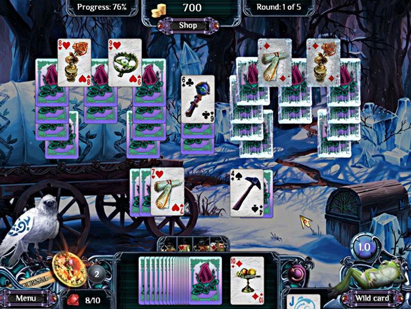 The Far Kingdoms Winter Solitaire screenshot 1