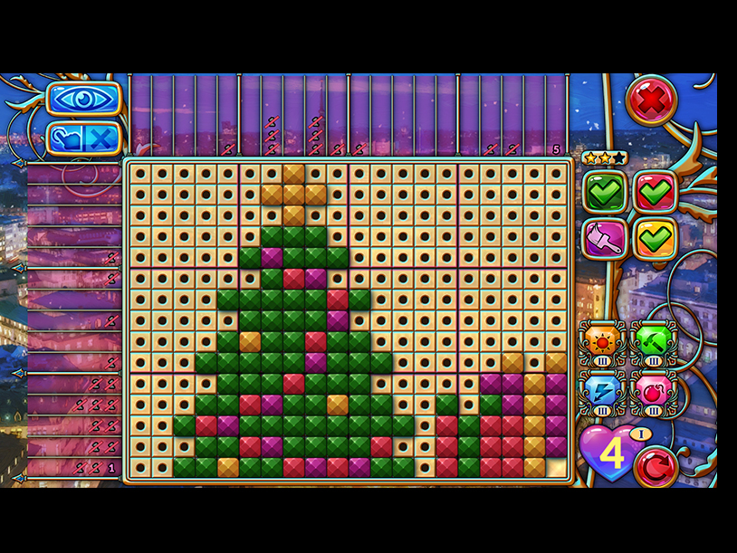 Travel Mosaics 11: Christmas Sleigh Ride screenshot 2