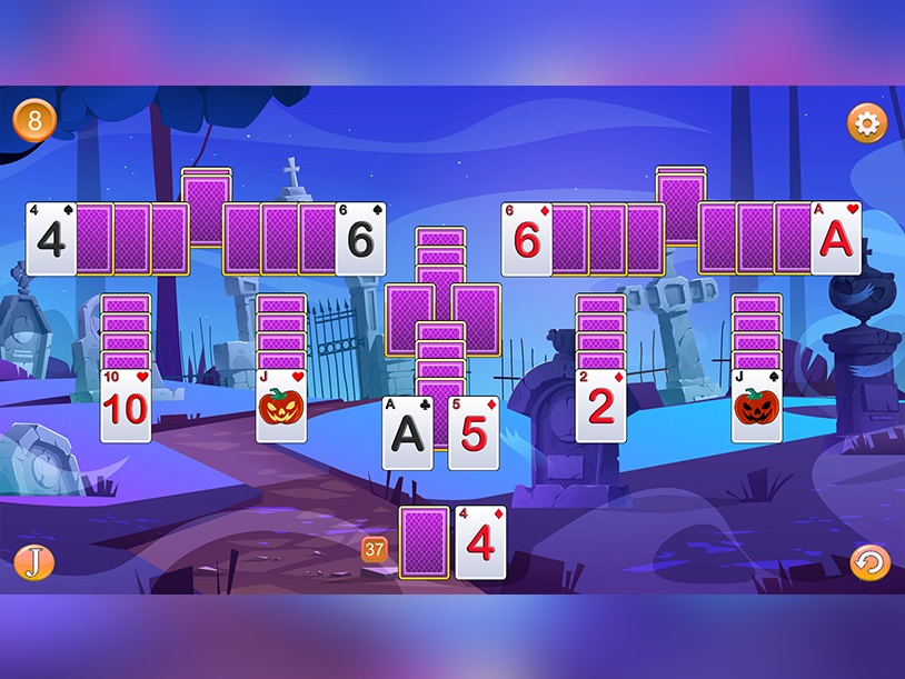 Trick or Treat Halloween Solitaire screenshot 1