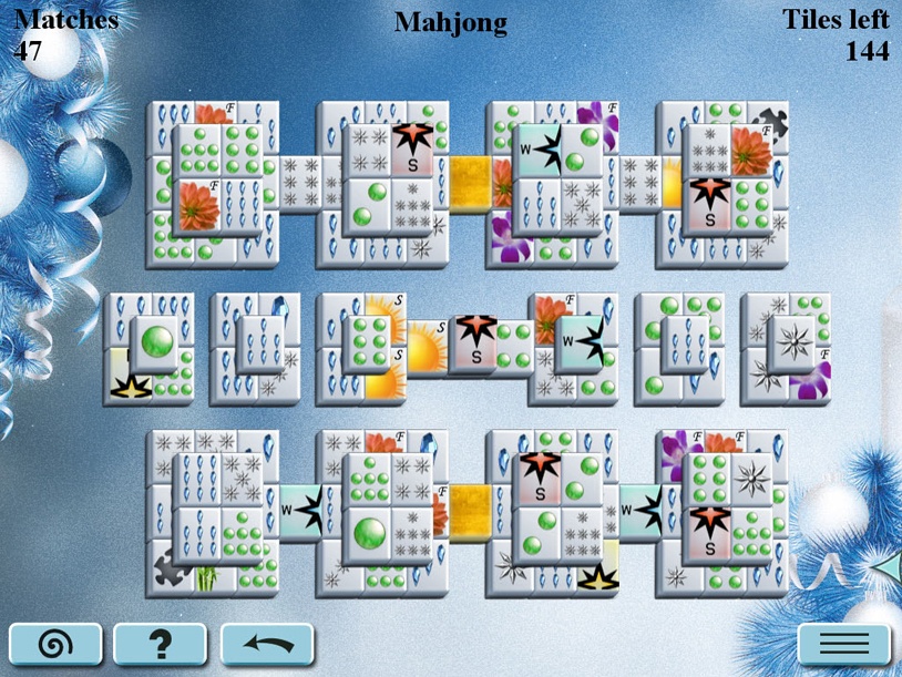 Winter Mahjong screenshot 1