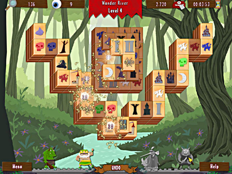 Wonderland Mahjong screenshot 1