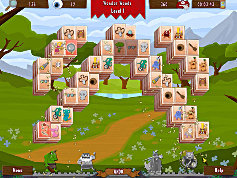 Wonderland Mahjong screenshot 2