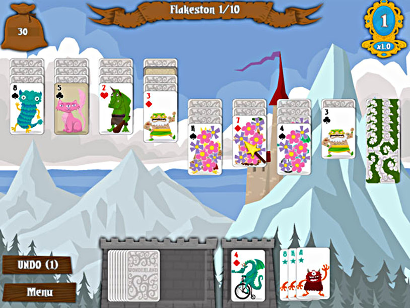Wonderland Solitaire screenshot 1