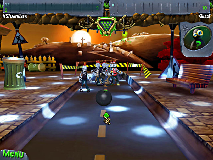 Zombie Bowl O Rama screenshot 2
