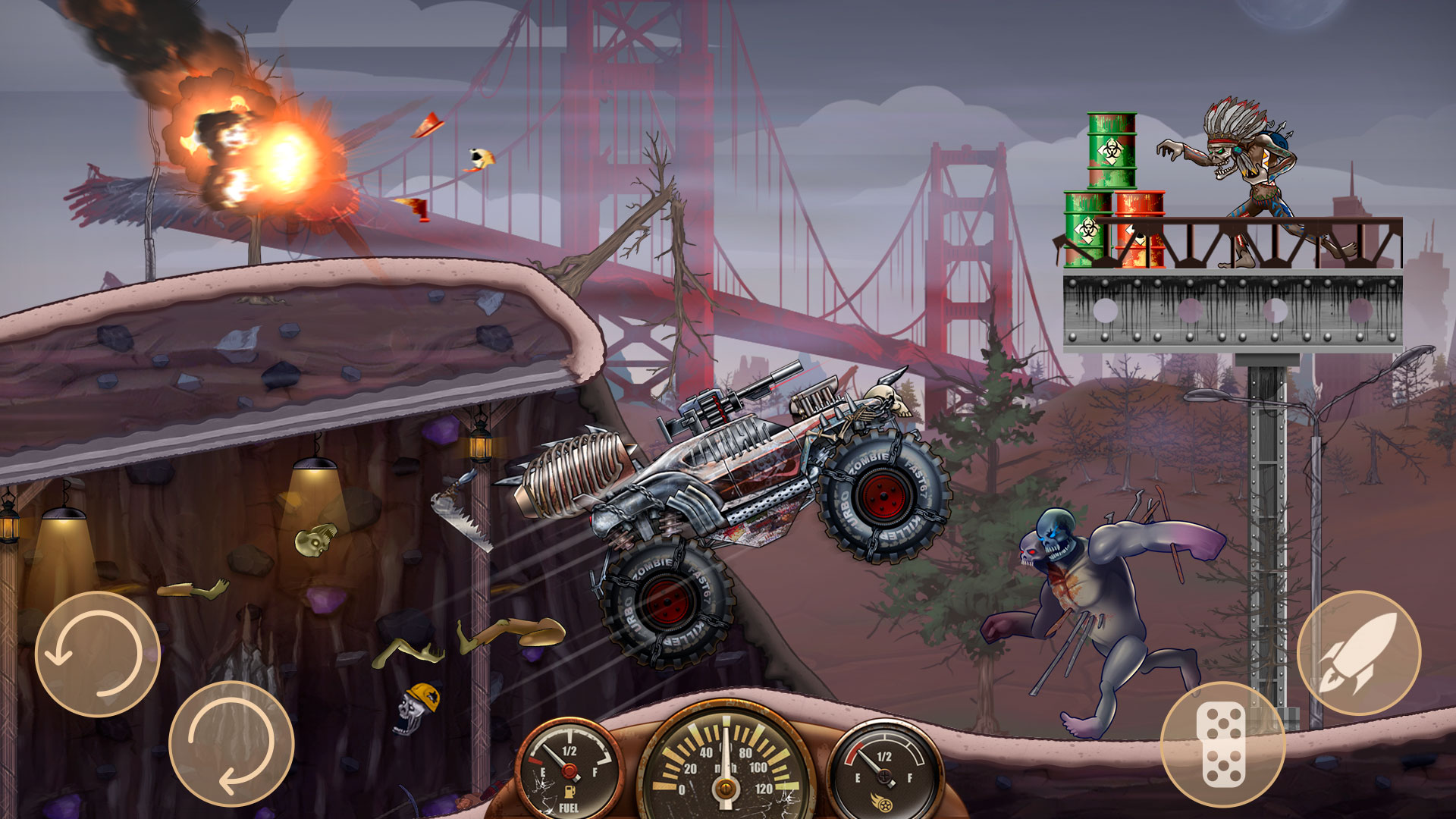 Zombie Hill Racing screenshot 2