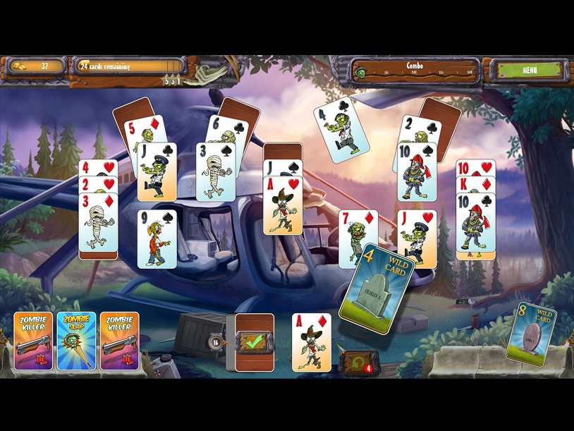 Zombie Solitaire 2 - Chapter 2 screenshot 1