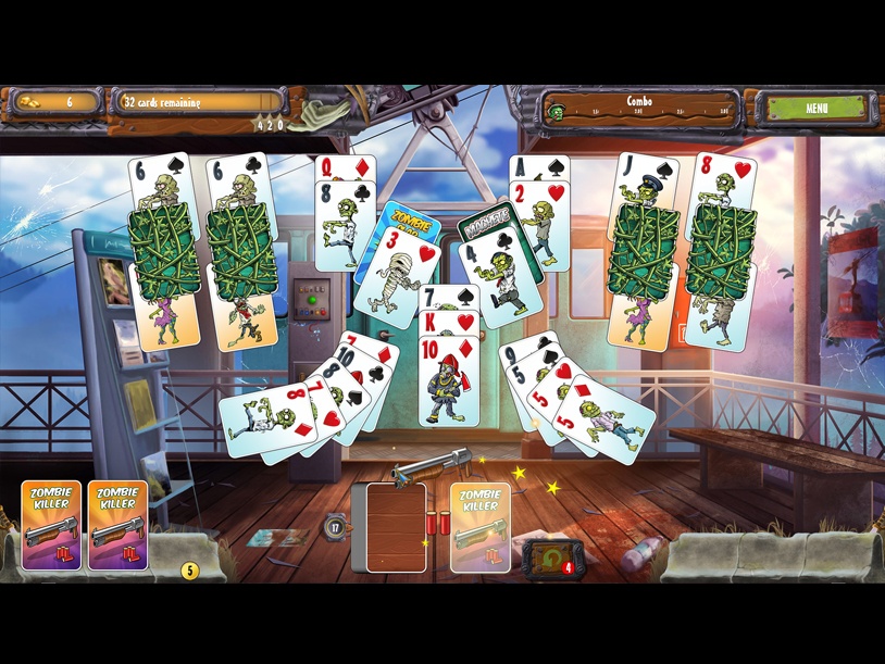 Zombie Solitaire 2 - Chapter 2 screenshot 2
