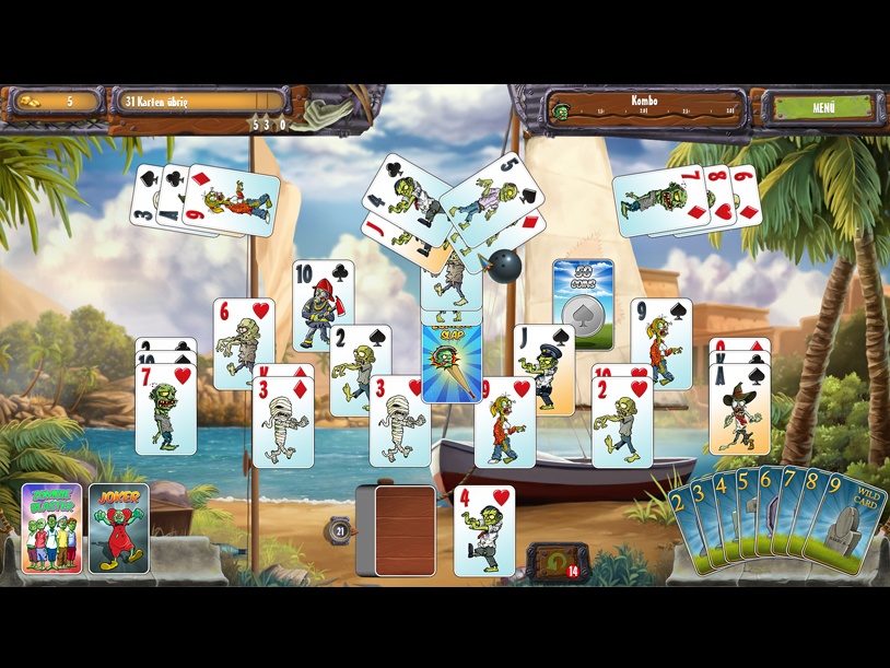 Zombie Solitaire 2 - Chapter 3 screenshot 3