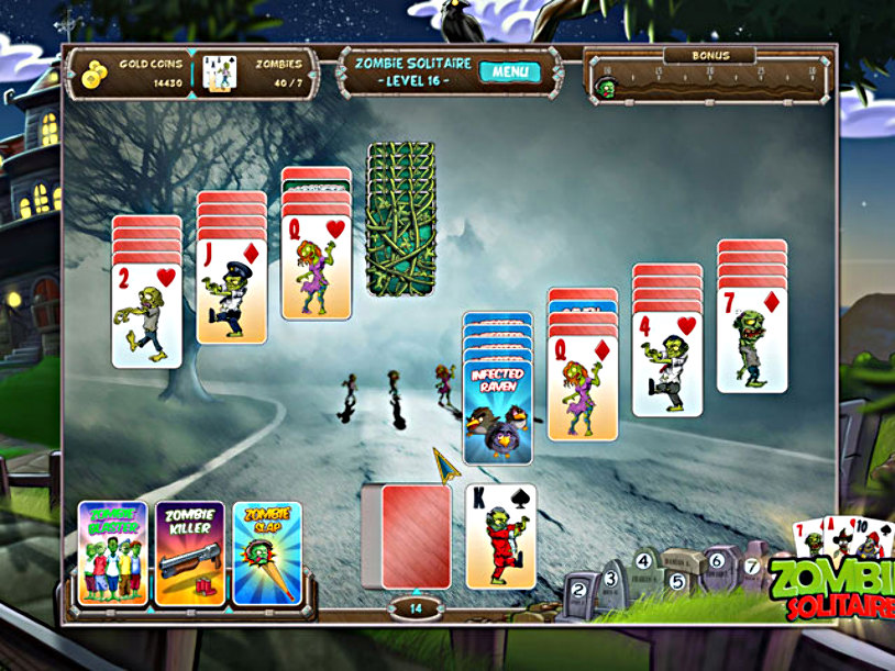 Zombie Solitaire screenshot 1